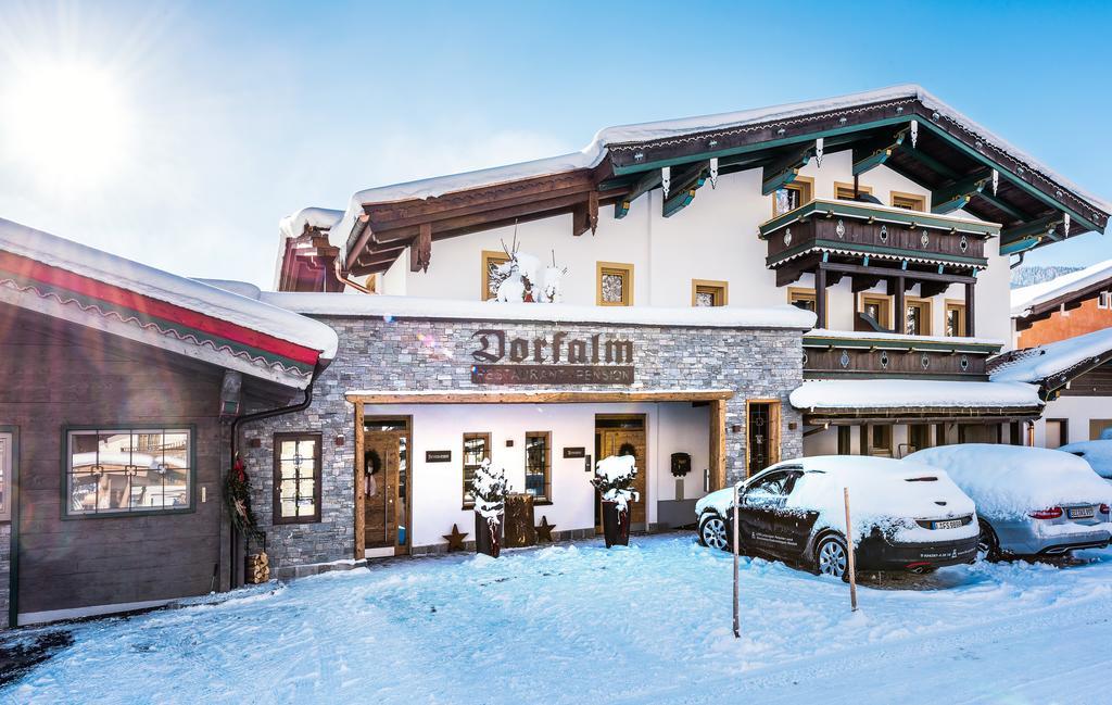 Pension Restaurant Dorfalm Leogang Esterno foto