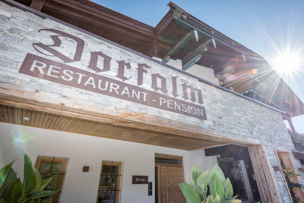 Pension Restaurant Dorfalm Leogang Esterno foto